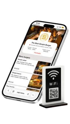 QR Code Zapi para acessar o cardápio digital
